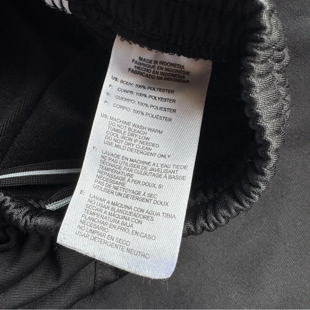 Adidas Men's 2014‎ Three Stripe Black Track Pants Size Medium